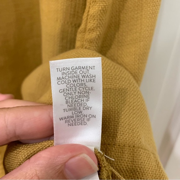 J. Jill Kimono Sleeve Boxy Knit Shift Dress Lagenlook Mustard Fall Size Medium - Picture 7 of 11